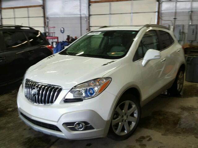 KL4CJCSB0EB626874 - 2014 BUICK ENCORE WHITE photo 2