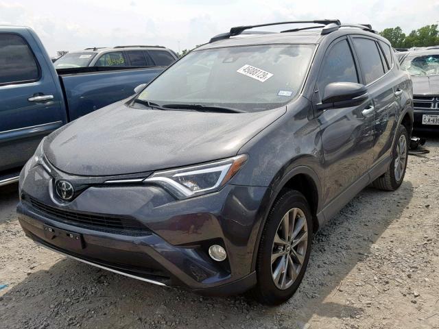 JTMYFREV7JJ180762 - 2018 TOYOTA RAV4 LIMIT GRAY photo 2