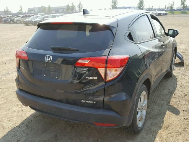 3CZRU6H55GM106735 - 2016 HONDA HR-V EX BLACK photo 4