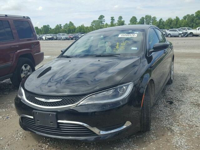 1C3CCCAB8GN112116 - 2016 CHRYSLER 200 LIMITE BLACK photo 2