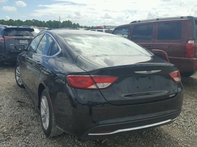 1C3CCCAB8GN112116 - 2016 CHRYSLER 200 LIMITE BLACK photo 3