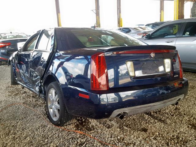 1G6DW677160141998 - 2006 CADILLAC STS BLUE photo 3