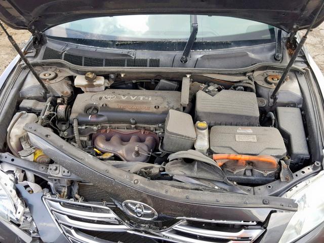 4T1BB46KX9U080413 - 2009 TOYOTA CAMRY HYBR GRAY photo 7