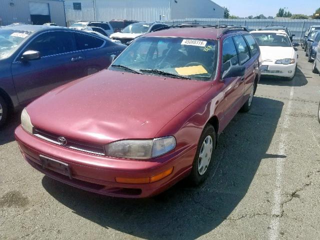 4T1SK11W1NU149315 - 1992 TOYOTA CAMRY DLX 勃艮第红 照片 2