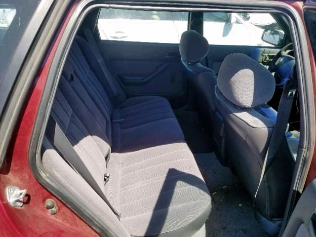 4T1SK11W1NU149315 - 1992 TOYOTA CAMRY DLX 勃艮第红 照片 6