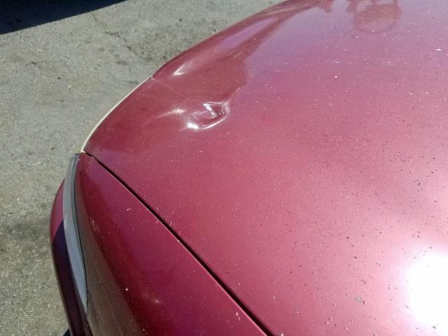 4T1SK11W1NU149315 - 1992 TOYOTA CAMRY DLX 勃艮第红 照片 9