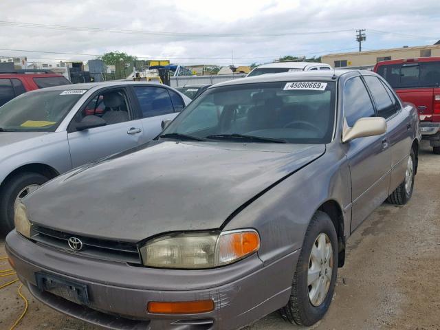 JT2SK11E1S0277254 - 1995 TOYOTA CAMRY DX GRAY photo 2