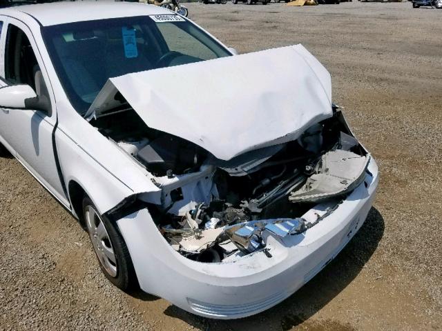 1G1AT58H897199945 - 2009 CHEVROLET COBALT LT WHITE photo 10