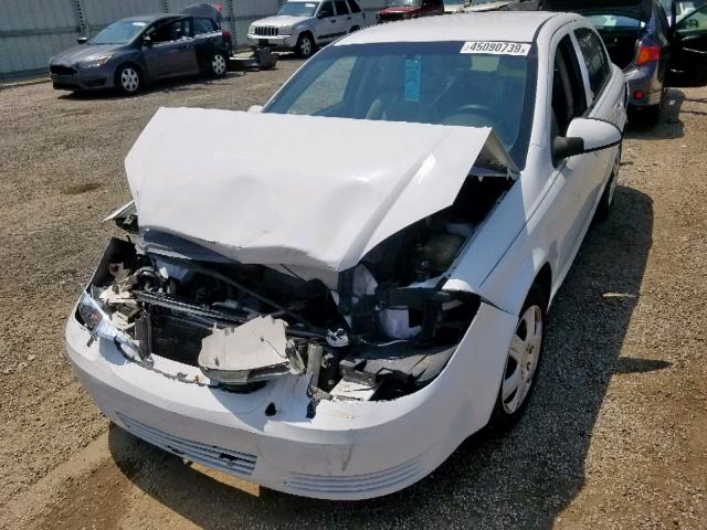 1G1AT58H897199945 - 2009 CHEVROLET COBALT LT WHITE photo 9