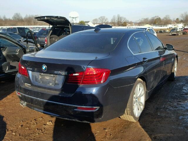 WBAFV3C5XFD686549 - 2015 BMW 535 D BLUE photo 4