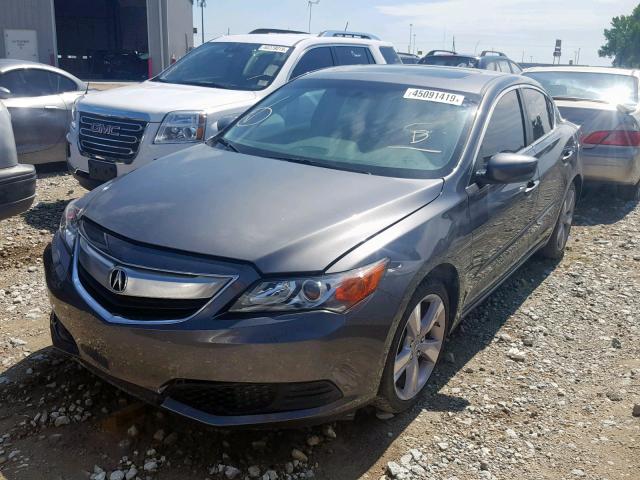 19VDE1F30EE013736 - 2014 ACURA ILX 20 GRAY photo 2