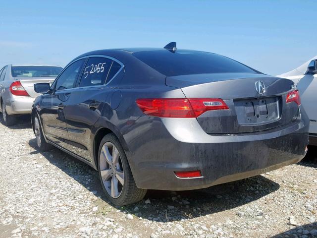 19VDE1F30EE013736 - 2014 ACURA ILX 20 GRAY photo 3