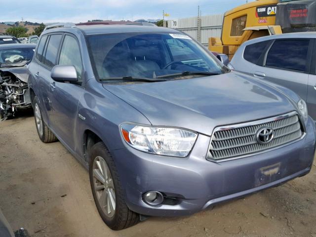 JTEEW44A582005219 - 2008 TOYOTA HIGHLANDER SILVER photo 1