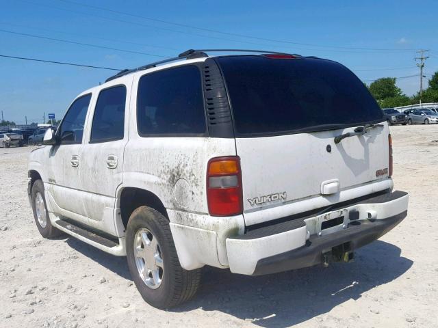 1GKEK63U52J309028 - 2002 GMC DENALI WHITE photo 3