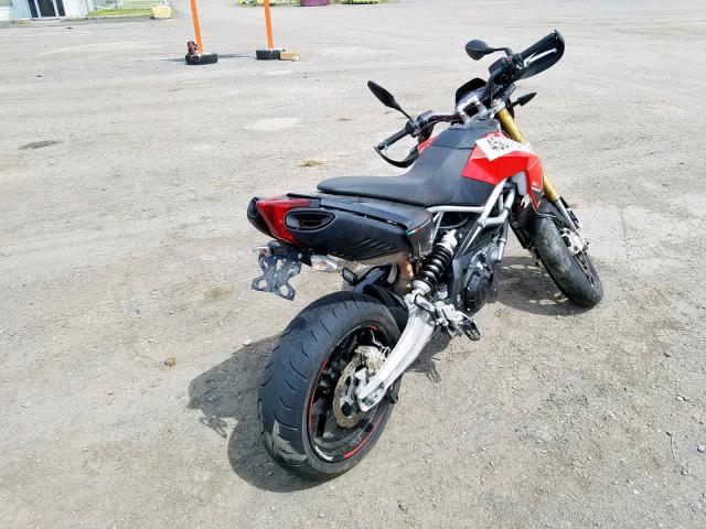 ZD4SMC017ES000259 - 2014 APRILIA DORSODURO RED photo 4