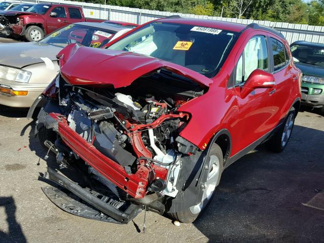 KL4CJBSB8FB148540 - 2015 BUICK ENCORE CON RED photo 2