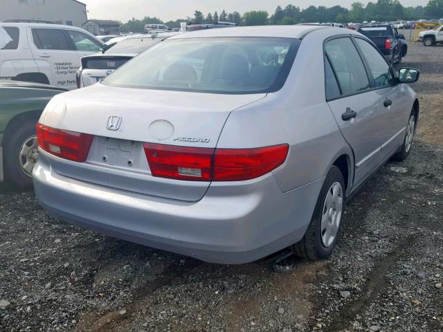 1HGCM56145A174526 - 2005 HONDA ACCORD DX SILVER photo 4