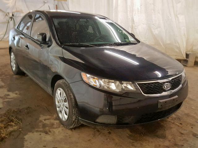 KNAFU4A26C5552872 - 2012 KIA FORTE EX BLACK photo 1