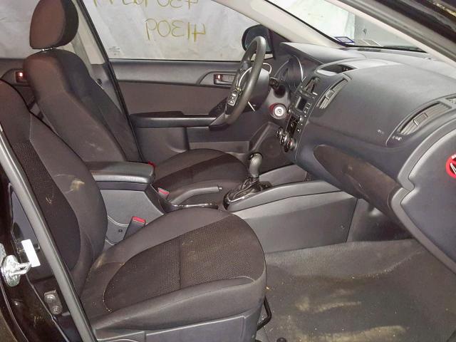 KNAFU4A26C5552872 - 2012 KIA FORTE EX BLACK photo 5