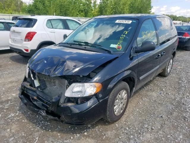 1A4GP45RX6B700785 - 2006 CHRYSLER TOWN & COU BLACK photo 2