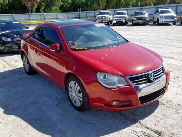 WVWBA71F48V026391 - 2008 VOLKSWAGEN EOS TURBO RED photo 1