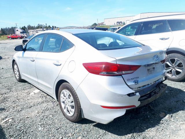 5NPD74LF8HH144981 - 2017 HYUNDAI ELANTRA SE SILVER photo 3