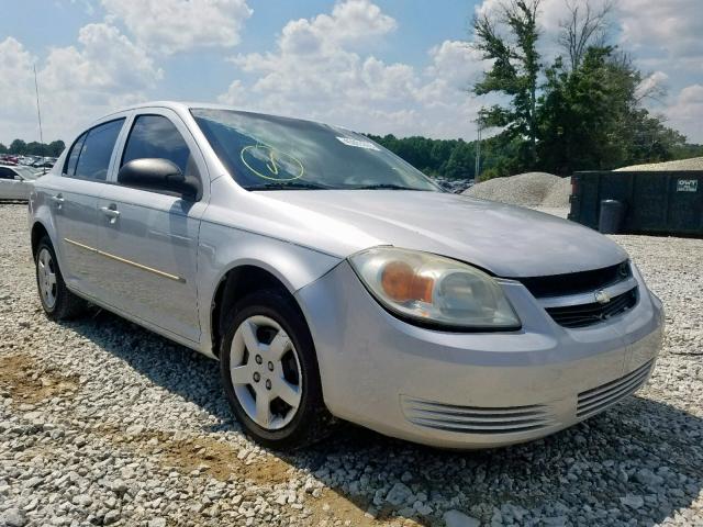 1G1AK52F657549920 - 2005 CHEVROLET COBALT SILVER photo 1