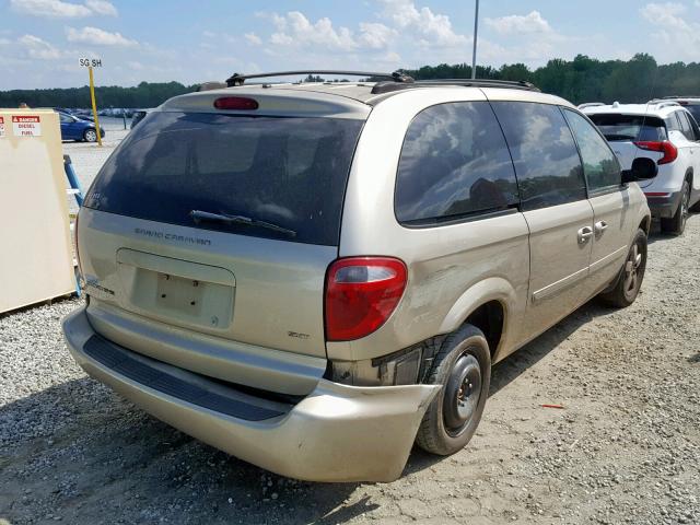 2D4GP44L15R453548 - 2005 DODGE GRAND CARA TAN photo 4