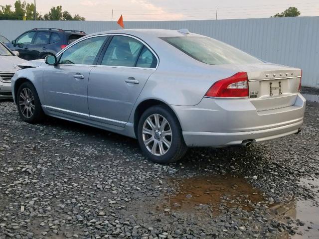 YV1960AS1A1125634 - 2010 VOLVO S80 3.2 SILVER photo 3