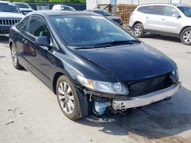 2HGFG12919H535386 - 2009 HONDA CIVIC EXL 黑色 照片 1