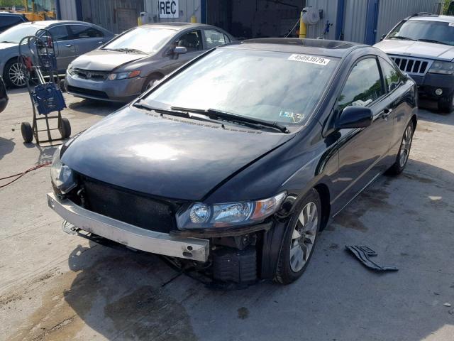 2HGFG12919H535386 - 2009 HONDA CIVIC EXL 黑色 照片 2