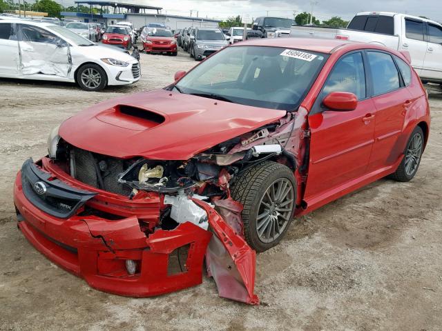 JF1GR7E68BG828128 - 2011 SUBARU IMPREZA WR RED photo 2