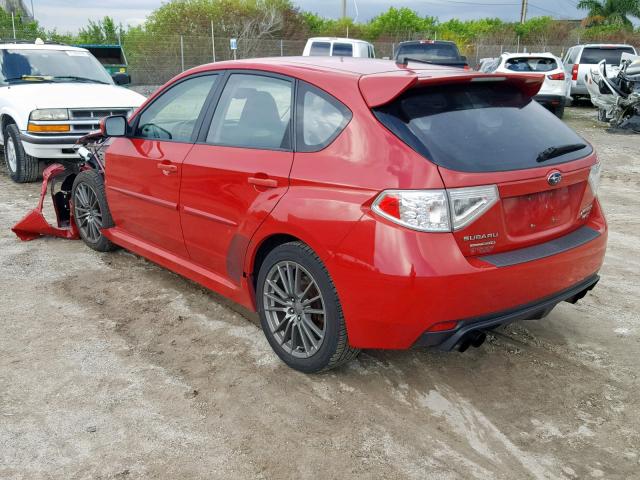 JF1GR7E68BG828128 - 2011 SUBARU IMPREZA WR RED photo 3