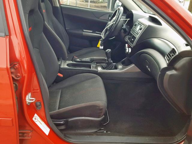 JF1GR7E68BG828128 - 2011 SUBARU IMPREZA WR RED photo 5