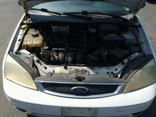 1FAFP37N27W125085 - 2007 FORD FOCUS ZX5 WHITE photo 7