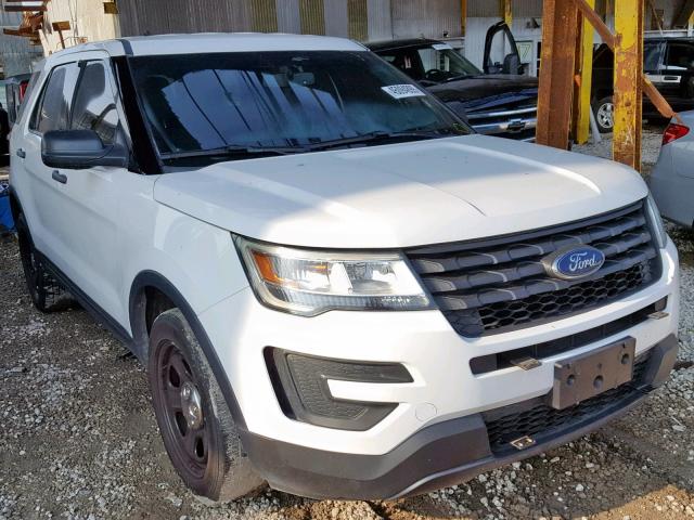 1FM5K8AR8GGC35903 - 2016 FORD EXPLORER P WHITE photo 1