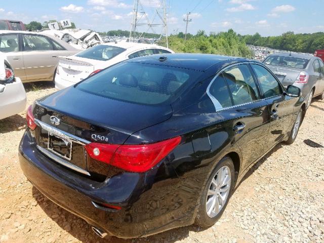 JN1BV7AR7FM423890 - 2015 INFINITI Q50 BASE BLACK photo 4