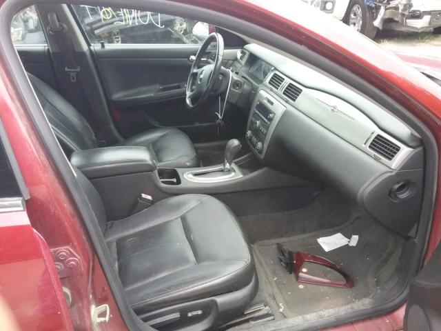 2G1WD58C479258928 - 2007 CHEVROLET IMPALA SUP წითელი ფოტო 5