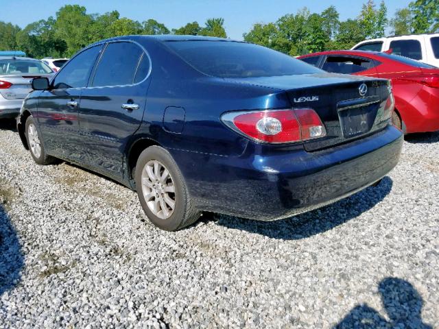 JTHBF30G130120964 - 2003 LEXUS ES 300 BLUE photo 3