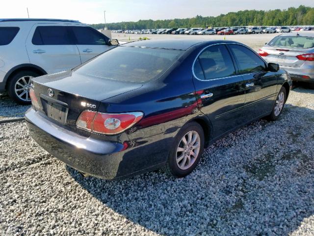 JTHBF30G130120964 - 2003 LEXUS ES 300 BLUE photo 4