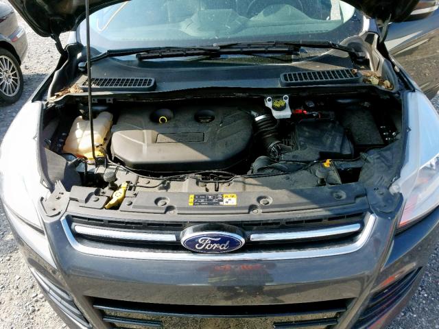 1FMCU0J92FUA83734 - 2015 FORD ESCAPE TIT GRAY photo 7