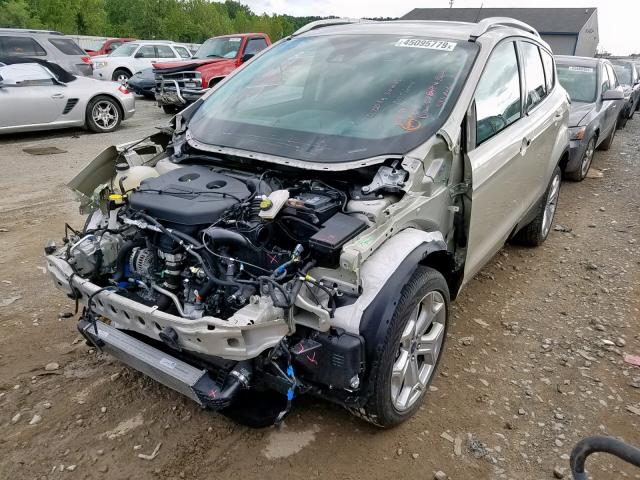 1FMCU9J92JUB39880 - 2018 FORD ESCAPE TIT BEIGE photo 2