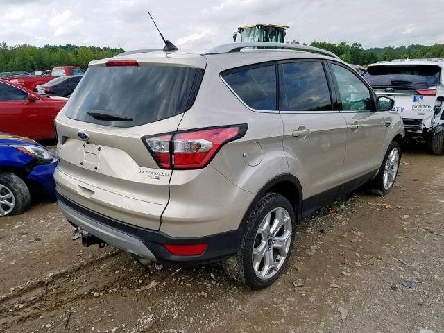 1FMCU9J92JUB39880 - 2018 FORD ESCAPE TIT BEIGE photo 4