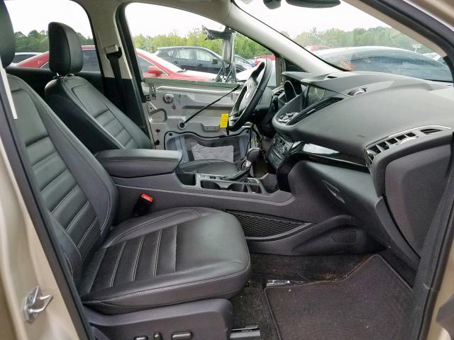 1FMCU9J92JUB39880 - 2018 FORD ESCAPE TIT BEIGE photo 5