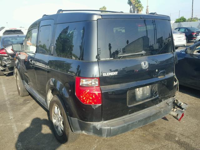 5J6YH28757L008946 - 2007 HONDA ELEMENT EX BLACK photo 3