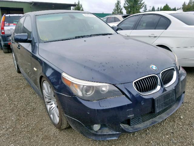 WBANB53547CP07645 - 2007 BMW 550 I BLUE photo 1