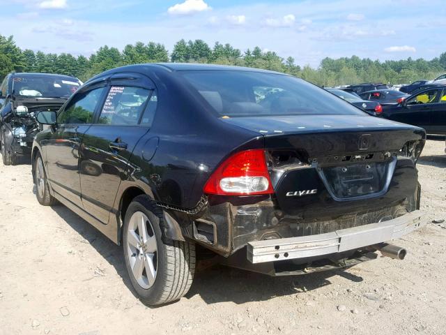 2HGFA16699H325488 - 2009 HONDA CIVIC LX-S أسود صورة 3