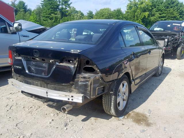 2HGFA16699H325488 - 2009 HONDA CIVIC LX-S أسود صورة 4