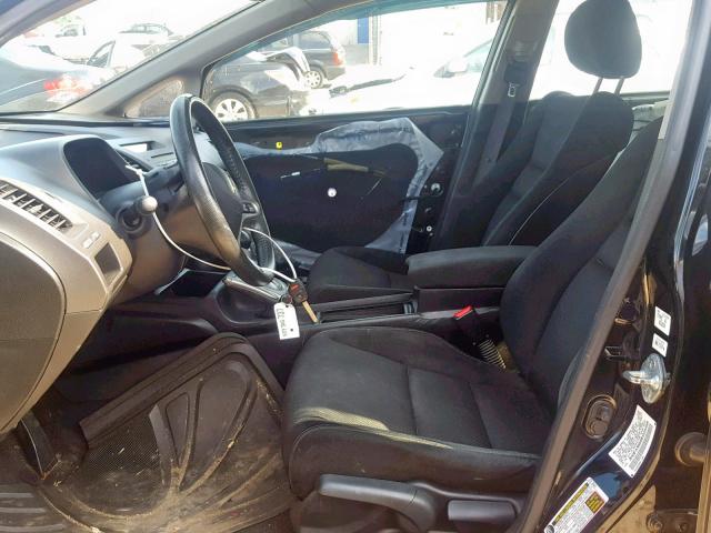 2HGFA16699H325488 - 2009 HONDA CIVIC LX-S أسود صورة 5