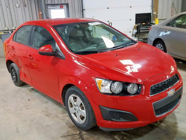 1G1JA5SG3D4144013 - 2013 CHEVROLET SONIC LS 红色 照片 1
